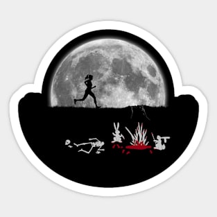 Night Runner 1 Sticker